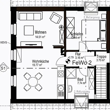 Ferienwohnung Die Paradiesische Kleve  Zimmer foto